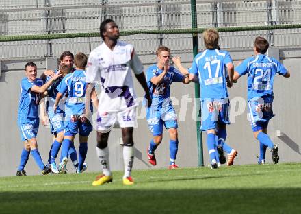 Fussball Regionalliga. SAK gegen GAK. Torjubel (GAK), Klagenfurt, am 7.5.2011.
Foto: Kuess
---
pressefotos, pressefotografie, kuess, qs, qspictures, sport, bild, bilder, bilddatenbank