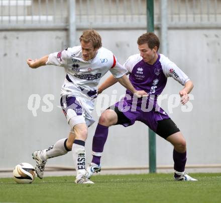 Fussball. Regionalliga. SK Austria Klagenfurt gegen SAK. Matthias Wrienz, (Klagenfurt), Christian Samitsch (SAK). Klagenfurt, 13.5.2011.
Foto: Kuess
---
pressefotos, pressefotografie, kuess, qs, qspictures, sport, bild, bilder, bilddatenbank