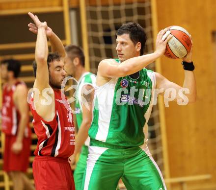 Basketball Kaerntner Liga. WSG Radenthein gegen KOS Klagenfurt/Celovec. Stefan Ottacher (Radenthein), Sasa Ljubenovic (KOS). Radenthein, am 14.5.2011.
Foto: Kuess
---
pressefotos, pressefotografie, kuess, qs, qspictures, sport, bild, bilder, bilddatenbank