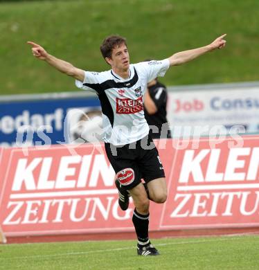 Fussball Erste Liga. WAC/St. Andrae gegen FC Gratkorn.  Torjubel Christian Falk (WAC).. Wolfsberg, 24.5.2011
Foto: Kuess

---
pressefotos, pressefotografie, kuess, qs, qspictures, sport, bild, bilder, bilddatenbank