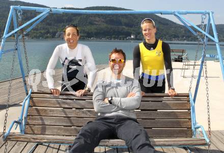 Rudern. Sarah Karlsson, Trainer Kurt Traer, Michaela Taupe-Traer. Klagenfurt, 5.5.2011.
Foto: kuess
---
pressefotos, pressefotografie, kuess, qs, qspictures, sport, bild, bilder, bilddatenbank