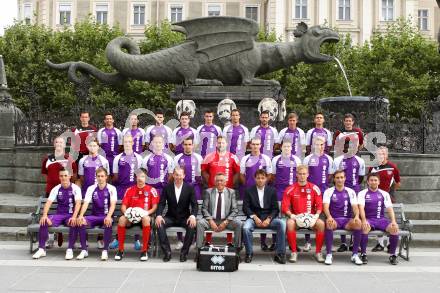 Fussball Regionalliga. Mannschaftsfototermin SK Austria Klagenfurt.  Klagenfurt, am 31.7.2011.
Foto: Kuess
---
pressefotos, pressefotografie, kuess, qs, qspictures, sport, bild, bilder, bilddatenbank