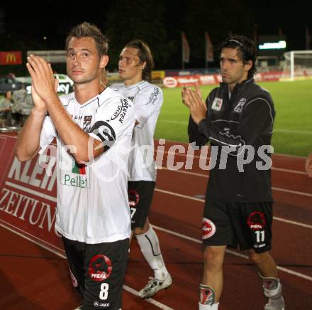 Fussball Bundesliga. Erste Liga. WAC/St. Andrae gegen Vienna. Gernot Messner, Dario Baldauf, Jacobo (WAC/St.Andrae). Wolfsberg, 19.8.2011
Foto: Kuess

---
pressefotos, pressefotografie, kuess, qs, qspictures, sport, bild, bilder, bilddatenbank