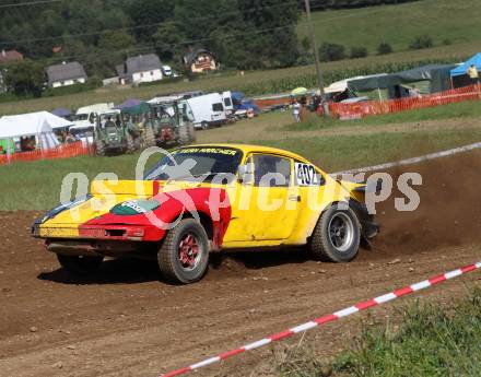 Autocross Staatsmeisterschaftslauf.  Walter Marcher (K).Meiselding, 21.8.2011
Foto: Kuess

---
pressefotos, pressefotografie, kuess, qs, qspictures, sport, bild, bilder, bilddatenbank