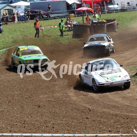 Autocross Staatsmeisterschaftslauf.  Markus Marcher (K), Herbert Liegl (K), Wolfgang Rudlstorfer (OOE). Meiselding, 21.8.2011
Foto: Kuess

---
pressefotos, pressefotografie, kuess, qs, qspictures, sport, bild, bilder, bilddatenbank