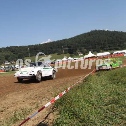 Autocross Staatsmeisterschaftslauf.  Markus Marcher (K), Herbert Liegl (K). Meiselding, 21.8.2011
Foto: Kuess

---
pressefotos, pressefotografie, kuess, qs, qspictures, sport, bild, bilder, bilddatenbank