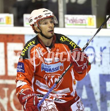 Eishockey Testspiel KAC gegen Iserlohn Roosters. Thomas Koch (KAC). Klagenfurt, 27.8.2011.
Foto: Kuess 

---
pressefotos, pressefotografie, kuess, qs, qspictures, sport, bild, bilder, bilddatenbank