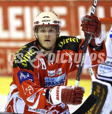Eishockey Testspiel KAC gegen Iserlohn Roosters. Stephan Geier (KAC). Klagenfurt, 27.8.2011.
Foto: Kuess 

---
pressefotos, pressefotografie, kuess, qs, qspictures, sport, bild, bilder, bilddatenbank