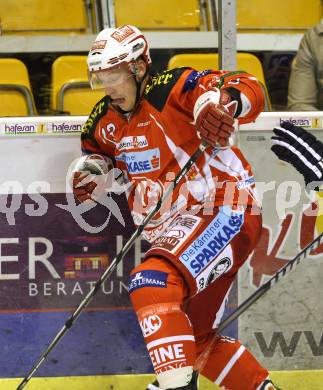 Eishockey Testspiel KAC gegen Iserlohn Roosters. Johannes Kirisits (KAC). Klagenfurt, 27.8.2011.
Foto: Kuess 

---
pressefotos, pressefotografie, kuess, qs, qspictures, sport, bild, bilder, bilddatenbank