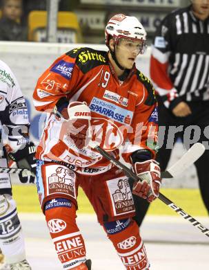 Eishockey Testspiel KAC gegen Iserlohn Roosters. Stephan Geier (KAC). Klagenfurt, 27.8.2011.
Foto: Kuess 

---
pressefotos, pressefotografie, kuess, qs, qspictures, sport, bild, bilder, bilddatenbank