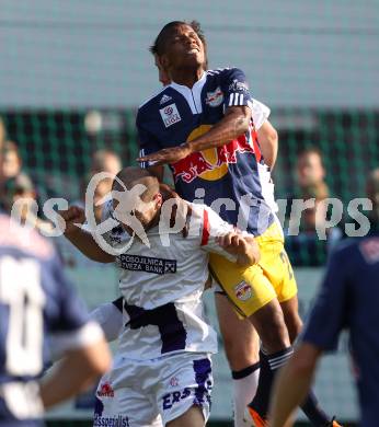Fussball. OEFB Cup. SAK gegen Red Bull Salzburg. Christian Dlopst, (SAK), Da Silva Antonio Alex Rafael  (Salzburg). Klagenfurt, 21.9.2011.
Foto: Kuess
---
pressefotos, pressefotografie, kuess, qs, qspictures, sport, bild, bilder, bilddatenbank