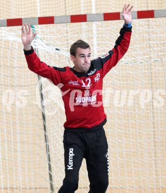 Handball. SC Kelag Ferlach gegen HC Shoppingcity Seiersberg. Lukas Blaha (Ferlach). Ferlach, 15.10.2011.
Foto: Kuess
---
pressefotos, pressefotografie, kuess, qs, qspictures, sport, bild, bilder, bilddatenbank