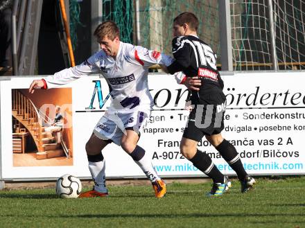 Fussball Regionalliga. SAK gegen Gleinstaetten. Grega Triplat (SAK), Lukas Goetz (Gleinstaetten). Klagenfurt, am 12.11.2011.
Foto: Kuess
---
pressefotos, pressefotografie, kuess, qs, qspictures, sport, bild, bilder, bilddatenbank