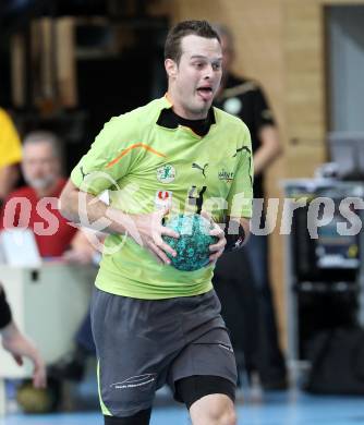Handball Bundesliga. HC Kelag Kaernten gegen UHC Erste Bank Hollabrunn.  Patrick Jochum (HCK 59). Viktring, am 12.11.2011.
Foto: Kuess
---
pressefotos, pressefotografie, kuess, qs, qspictures, sport, bild, bilder, bilddatenbank