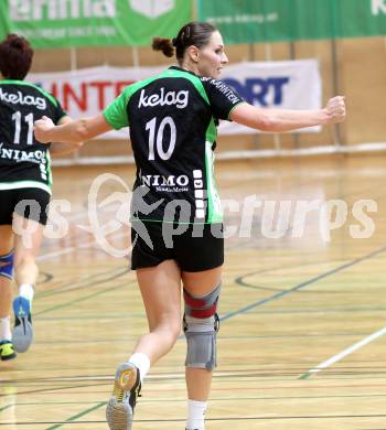 Handball Europacup. SG Witasek Kaernten gegen HBC Nimes (FRA). Jubel Hanna Stsiapanava (Kaernten). Feldkirchen, am 11.11.2011.
Foto: Kuess
---
pressefotos, pressefotografie, kuess, qs, qspictures, sport, bild, bilder, bilddatenbank