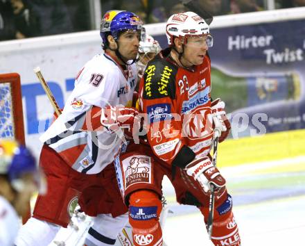 EBEL. Eishockey Bundesliga. KAC gegen EC RED BULL SALZBURG. SIKLENKA Michael (KAC), ABID Ramzi (Salzburg). Klagenfurt, am 22.11.2011.
Foto: Kuess

---
pressefotos, pressefotografie, kuess, qs, qspictures, sport, bild, bilder, bilddatenbank