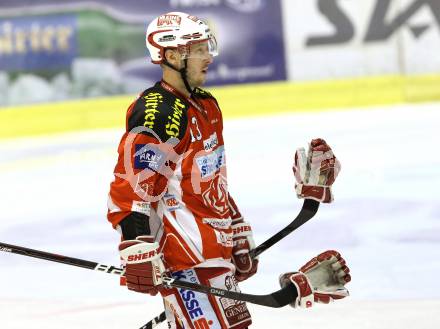 EBEL. Eishockey Bundesliga. KAC gegen KHL Medvescak Zagreb. Johannes Kirisits (KAC). Klagenfurt, am 2.12.2011.
Foto: Kuess

---
pressefotos, pressefotografie, kuess, qs, qspictures, sport, bild, bilder, bilddatenbank