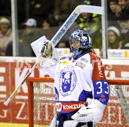 EBEL. Eishockey Bundesliga. KAC gegen KHL Medvescak Zagreb. Robert Kristan (Zagreb). Klagenfurt, am 2.12.2011.
Foto: Kuess
---
pressefotos, pressefotografie, kuess, qs, qspictures, sport, bild, bilder, bilddatenbank