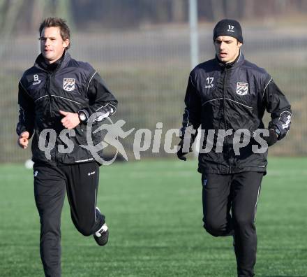 Fussball. 1. Liga. WAC/St. Andrae. Trainingsbeginn. Gernot Messner, Nenad Jovanovic. Wolfsberg, 9.1.2012.
Foto: Kuess
---
pressefotos, pressefotografie, kuess, qs, qspictures, sport, bild, bilder, bilddatenbank