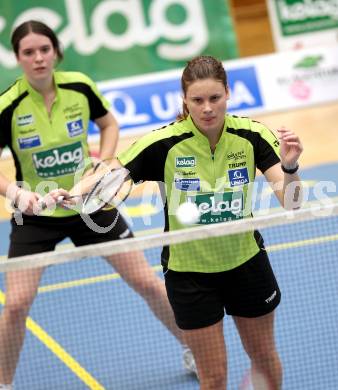 Badminton Bundesliga. ASKOE Kelag Kaernten gegen WBH Wien. Sarina Kohlfuerst, Jenny Ertl. Klagenfurt, 28.1.2012.
Foto: Kuess
---
pressefotos, pressefotografie, kuess, qs, qspictures, sport, bild, bilder, bilddatenbank