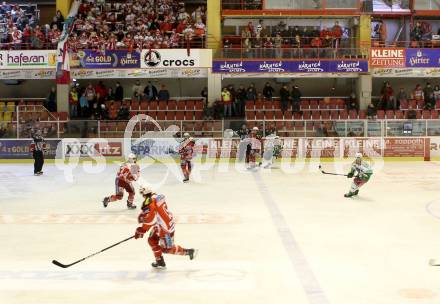 EBEL. Eishockey Bundesliga. KAC gegen HDD TILIA Olimpija Ljubljana. Protest der Fans gegen ueberhoehte Abopreise. Klagenfurt, am 12.2.2012.
Foto: Kuess

---
pressefotos, pressefotografie, kuess, qs, qspictures, sport, bild, bilder, bilddatenbank