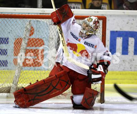 EBEL. Eishockey Bundesliga. KAC gegen EC Red Bull Salzburg. Marty Turco (Salzburg). Klagenfurt, am 21.2.2012.
Foto: Kuess

---
pressefotos, pressefotografie, kuess, qs, qspictures, sport, bild, bilder, bilddatenbank