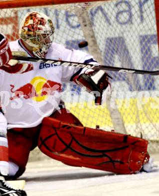 EBEL. Eishockey Bundesliga. KAC gegen EC Red Bull Salzburg. Marty Turco (Salzburg). Klagenfurt, am 21.2.2012.
Foto: Kuess

---
pressefotos, pressefotografie, kuess, qs, qspictures, sport, bild, bilder, bilddatenbank