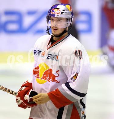 EBEL. Eishockey Bundesliga. KAC gegen EC Red Bull Salzburg. Andreas Kristler (KAC). Klagenfurt, am 21.2.2012.
Foto: Kuess

---
pressefotos, pressefotografie, kuess, qs, qspictures, sport, bild, bilder, bilddatenbank