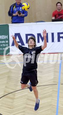 Volleyball. Austrian Volley League. AVL. SK Aich Dob gegen VBK Kelag Woerthersee Loewen. Jeffrey Zornig (VBK). Bleiburg, 18.2.2012.
Foto: Kuess
---
pressefotos, pressefotografie, kuess, qs, qspictures, sport, bild, bilder, bilddatenbank