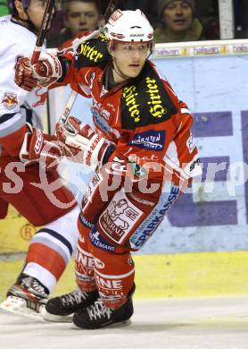 EBEL. Eishockey Bundesliga. KAC gegen EC Red Bull Salzburg. Stephan Geier (KAC). Klagenfurt, am 21.2.2012.
Foto: Kuess

---
pressefotos, pressefotografie, kuess, qs, qspictures, sport, bild, bilder, bilddatenbank