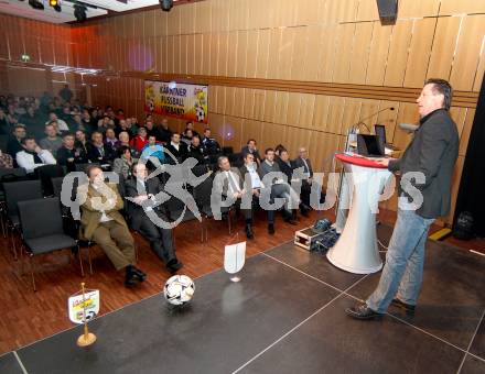 Kaerntner Fussballverband. Trainer Fortbildung. Werner Gregoroitsch. Velden, 28.1.2011.
Foto: kuess
---
pressefotos, pressefotografie, kuess, qs, qspictures, sport, bild, bilder, bilddatenbank