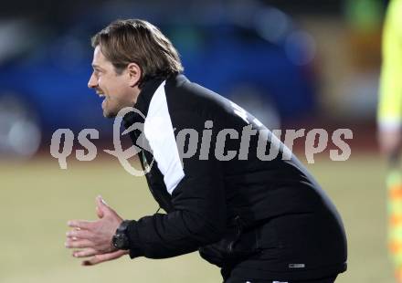 Fussball. Erste Liga.  WAC/St. Andrae gegen SC Austria Lustenau. Trainer Helgi Kolvidsson (Lustenau). Wolfsberg, 16.3.2012. 
Foto: Kuess

---
pressefotos, pressefotografie, kuess, qs, qspictures, sport, bild, bilder, bilddatenbank