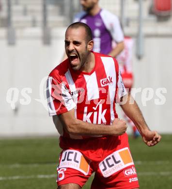 Fussball Regionalliga. SK Austria Klagenfurt gegen GAK. Reoven Oved (GAK). Klagenfurt, 25.3.2012
Foto: Kuess

---
pressefotos, pressefotografie, kuess, qs, qspictures, sport, bild, bilder, bilddatenbank