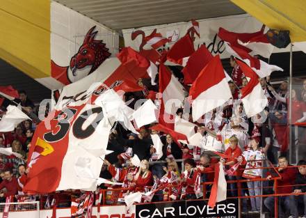 EBEL. Eishockey Bundesliga. KAC gegen EHC LIWEST Black Wings Linz. KAC Fanclub Vikings. Klagenfurt, am 29.3.2012.
Foto: Kuess

---
pressefotos, pressefotografie, kuess, qs, qspictures, sport, bild, bilder, bilddatenbank
