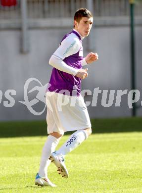 Fussball Regionalliga. SK Austria Klagenfurt gegen Sturm Graz Amateure. 
Drazen Savic (Klagenfurt). Klagenfurt, 1.4.2012.
Foto: Kuess
---
pressefotos, pressefotografie, kuess, qs, qspictures, sport, bild, bilder, bilddatenbank