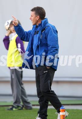 Fussball Regionalliga. SK Austria Klagenfurt gegen Sturm Graz Amateure. 
Trainer Dietmar Pegam (Graz). Klagenfurt, 1.4.2012.
Foto: Kuess
---
pressefotos, pressefotografie, kuess, qs, qspictures, sport, bild, bilder, bilddatenbank