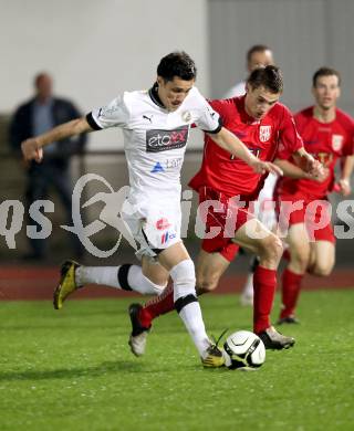Fussball. Regionalliga.  VSV gegen St. Florian. Denis Curic (VSV). Villach, 5.4.2012. 
Foto: Kuess

---
pressefotos, pressefotografie, kuess, qs, qspictures, sport, bild, bilder, bilddatenbank