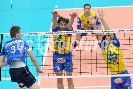 Volleyball. MEVZA. SK Aich/Dob gegen Hypo Tirol Volleyballteam. Ivaylo Barutov, Matija Sabljak	 (Aich/Dob). Bleiburg, am 12.4.2012.
Foto: Kuess 


---
pressefotos, pressefotografie, kuess, qs, qspictures, sport, bild, bilder, bilddatenbank