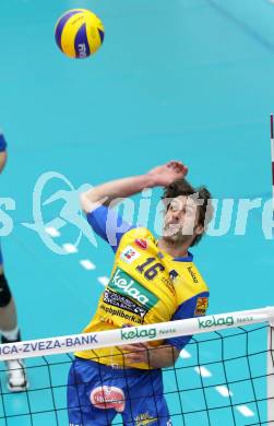 Volleyball. MEVZA. SK Aich/Dob gegen Hypo Tirol Volleyballteam. Ivaylo Barutov (Aich/Dob). Bleiburg, am 12.4.2012.
Foto: Kuess 


---
pressefotos, pressefotografie, kuess, qs, qspictures, sport, bild, bilder, bilddatenbank