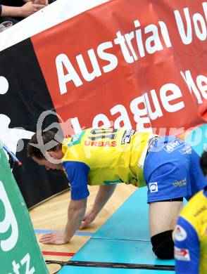 Volleyball. MEVZA. SK Aich/Dob gegen Hypo Tirol Volleyballteam. Nejc Pusnik (Aich/Dob). Bleiburg, am 12.4.2012.
Foto: Kuess 


---
pressefotos, pressefotografie, kuess, qs, qspictures, sport, bild, bilder, bilddatenbank