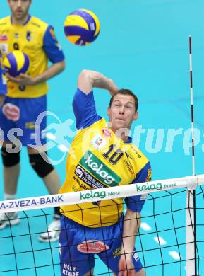 Volleyball. MEVZA. SK Aich/Dob gegen Hypo Tirol Volleyballteam. Nejc Pusnik (Aich/Dob). Bleiburg, am 12.4.2012.
Foto: Kuess 


---
pressefotos, pressefotografie, kuess, qs, qspictures, sport, bild, bilder, bilddatenbank