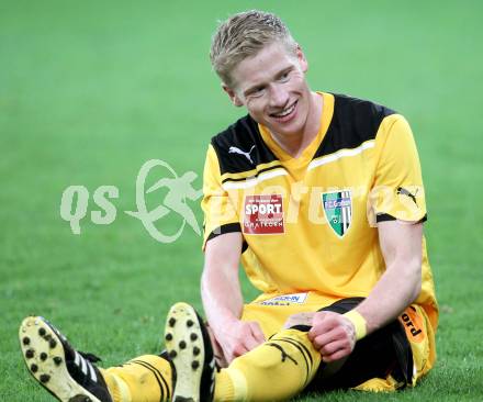 Fussball Regionalliga. SK Austria Klagenfurt gegen FC Gratkorn. Kevin Maritschnegg  (Gratkorn).  Klagenfurt, 13.4.2012
Foto: Kuess

---
pressefotos, pressefotografie, kuess, qs, qspictures, sport, bild, bilder, bilddatenbank