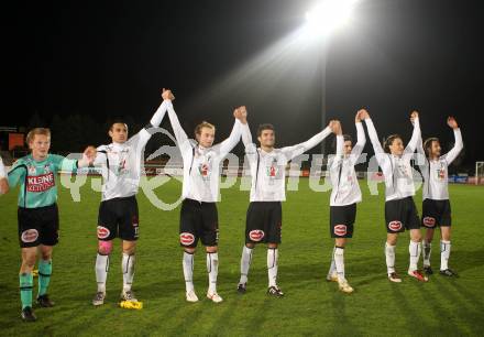 Fussball. Erste Liga.  WAC/St. Andrae gegen FC Lustenau. Jubel WAC. Wolfsberg, 17.4.2012. 
Foto: Kuess

---
pressefotos, pressefotografie, kuess, qs, qspictures, sport, bild, bilder, bilddatenbank