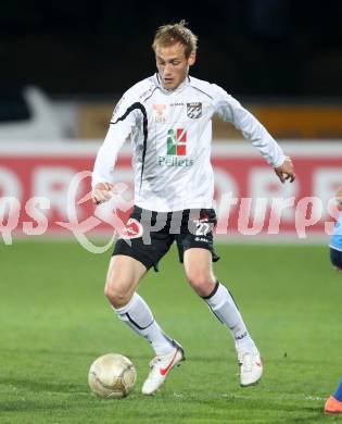 Fussball. Erste Liga.  WAC/St. Andrae gegen FC Lustenau. Danijel Micic (WAC). Wolfsberg, 17.4.2012. 
Foto: Kuess

---
pressefotos, pressefotografie, kuess, qs, qspictures, sport, bild, bilder, bilddatenbank