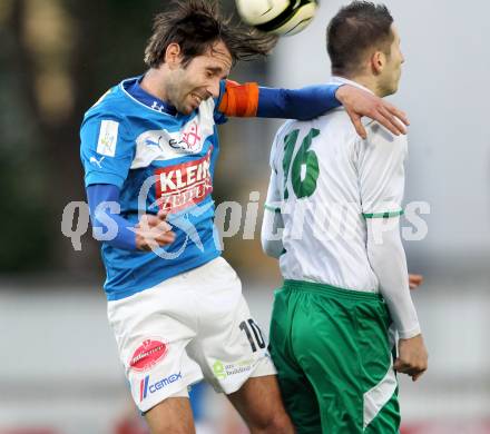 Fussball Regionalliga. VSV gegen DSV Leoben. Maria Ramusch, (VSV), Norbert Kerek (Leoben). Villach, 20.4.2012.
Fotos: Kuess
---
pressefotos, pressefotografie, kuess, qs, qspictures, sport, bild, bilder, bilddatenbank
