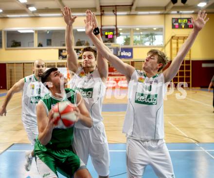Basketball. Landesliga. Woerthersee Piraten gegen KOS. Breithuber Marco, Kling Jonathan (Piraten), Kondic Denis (KOS). Klagenfurt, 22.4.2012.
Foto: Kuess
---
pressefotos, pressefotografie, kuess, qs, qspictures, sport, bild, bilder, bilddatenbank