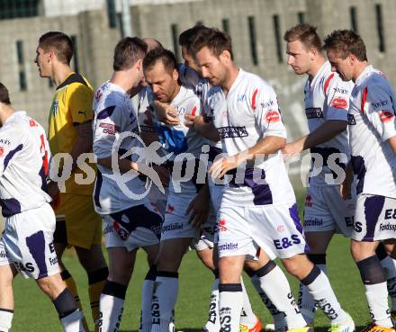 Fussball Regionalliga. SAK gegen FC Gratkorn. Torjubel SAK. Klagenfurt, 27.4.2012.
Foto: Kuess
---
pressefotos, pressefotografie, kuess, qs, qspictures, sport, bild, bilder, bilddatenbank
