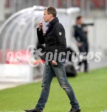 Fussball Regionalliga. SK Austria Klagenfurt gegen Wels FC. Trainer Dietmar Thuller (Austria Klagenfurt).  Klagenfurt, 25.4.2012
Foto: Kuess

---
pressefotos, pressefotografie, kuess, qs, qspictures, sport, bild, bilder, bilddatenbank