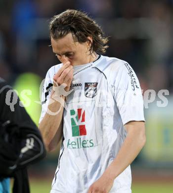 Fussball. Erste Liga.  WAC/St. Andrae gegen TSV Hartberg. Dario Baldauf (WAC). Wolfsberg, 8.5.2012. 
Foto: Kuess

---
pressefotos, pressefotografie, kuess, qs, qspictures, sport, bild, bilder, bilddatenbank