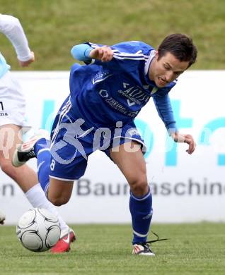 Fussball Kaerntner Liga. St. Veit gegen Treibach. Andreas Wolfger (Treibach). St. Veit, am 16.5.2012.
Foto: Kuess
---
pressefotos, pressefotografie, kuess, qs, qspictures, sport, bild, bilder, bilddatenbank